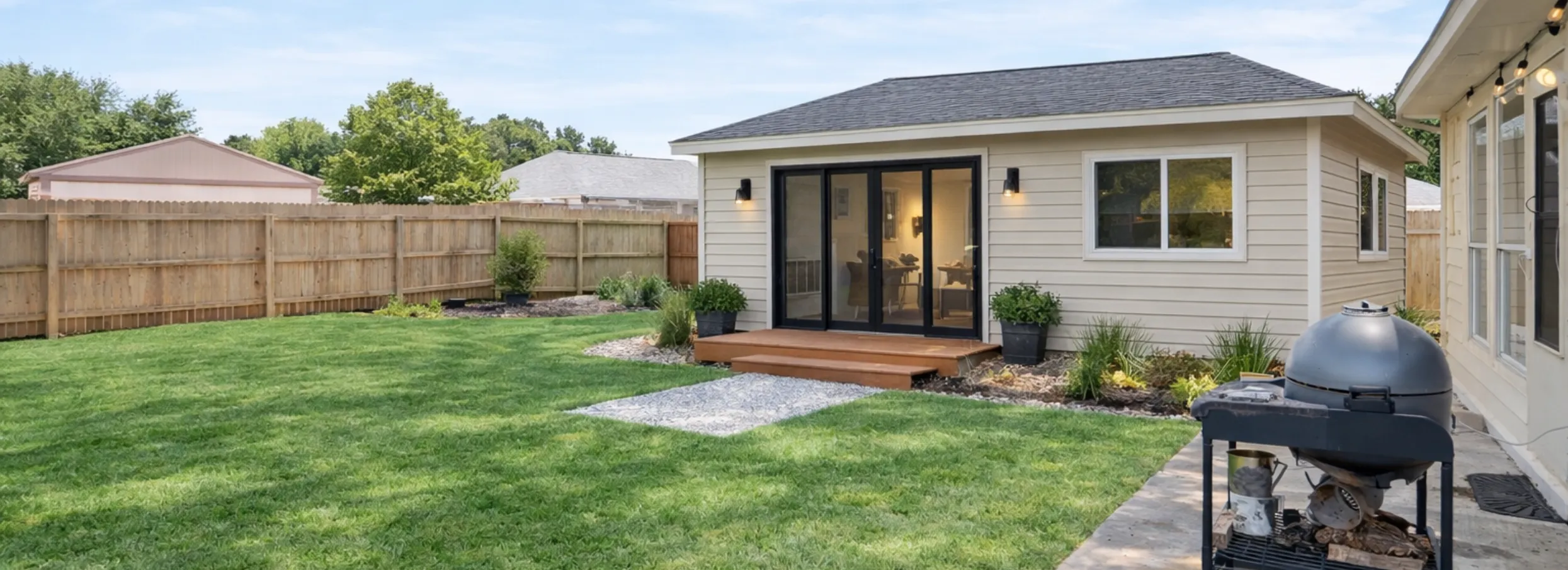 Completed Junior ADU construction integrated within existing Los Angeles home