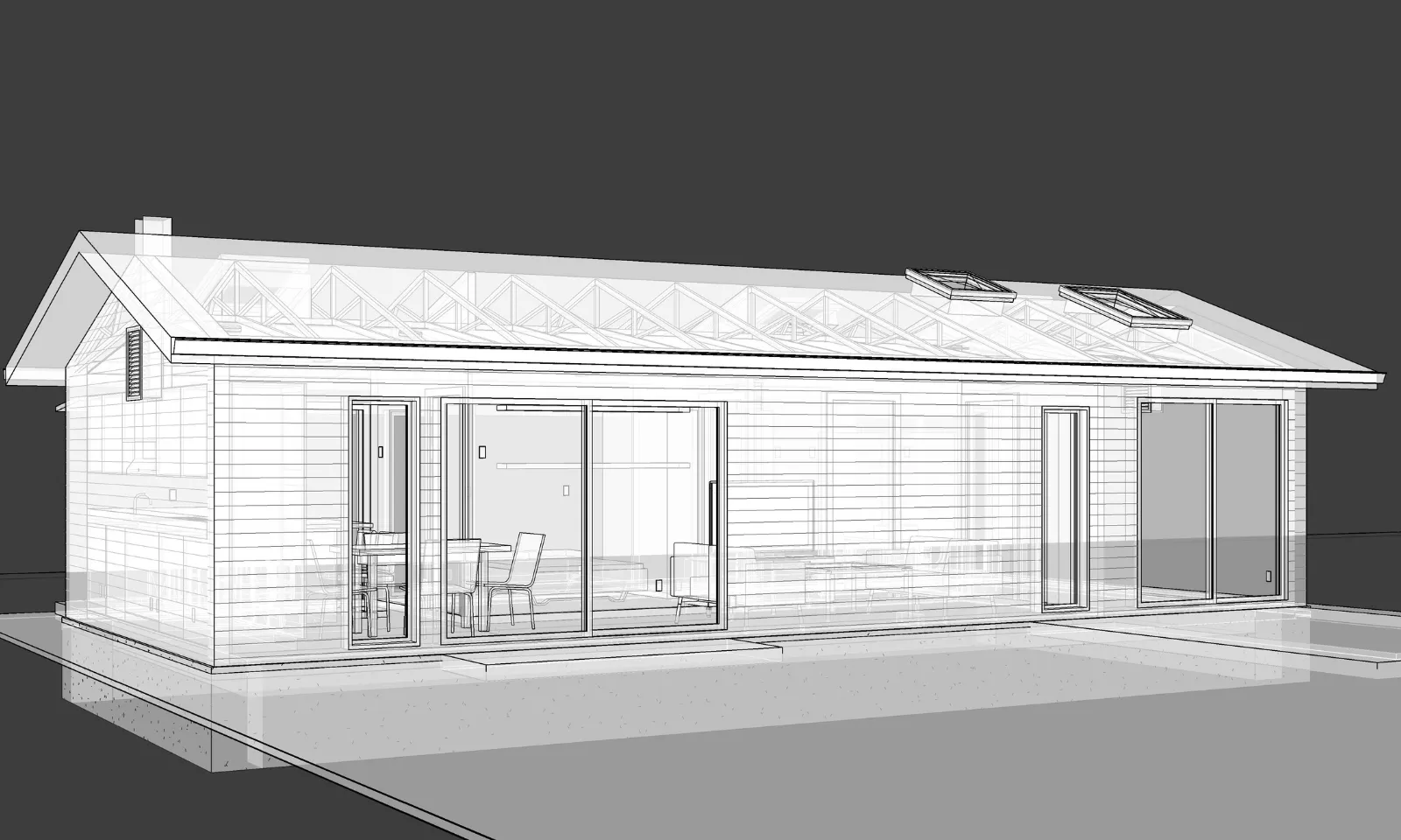Architectural ADU design plans and permit-ready accessory dwelling unit blueprint prepared for Los Angeles residential construction